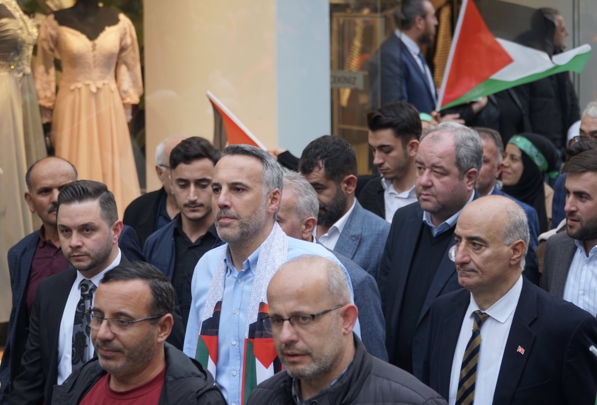 Sakarya'dan 'Filistin'e Özgürlük' yürüyüşüne Büyük Destek ( İŞTE O ANLARA AİT FOTOĞRAFLAR )