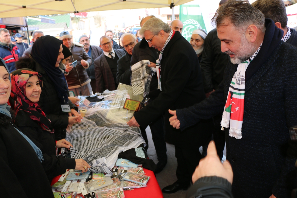 Sakarya'da Filistin’e destek için ’Hayır Çarşısı’ açıldı ( GÜNÜN ÖNE ÇIKAN FOTOĞRAFLARI )