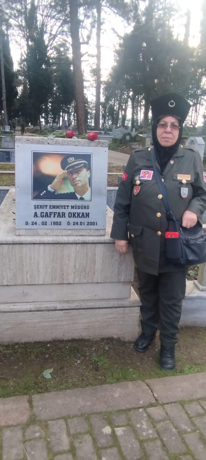 Şehit Gaffar Okkan'ın 23'inci ölüm yıl dönümünde Mezarı Başında Dualarla Anıldı ( İŞTE O ANLARA AİT KARELER )