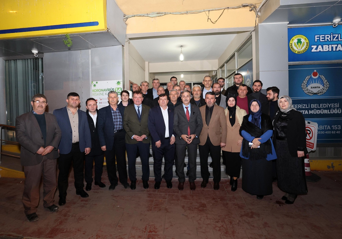 Başkan Adayı Alemdar Ferizli’de “31 Mart’ta Ferizli bize güç katacak” İŞTE O KARELER