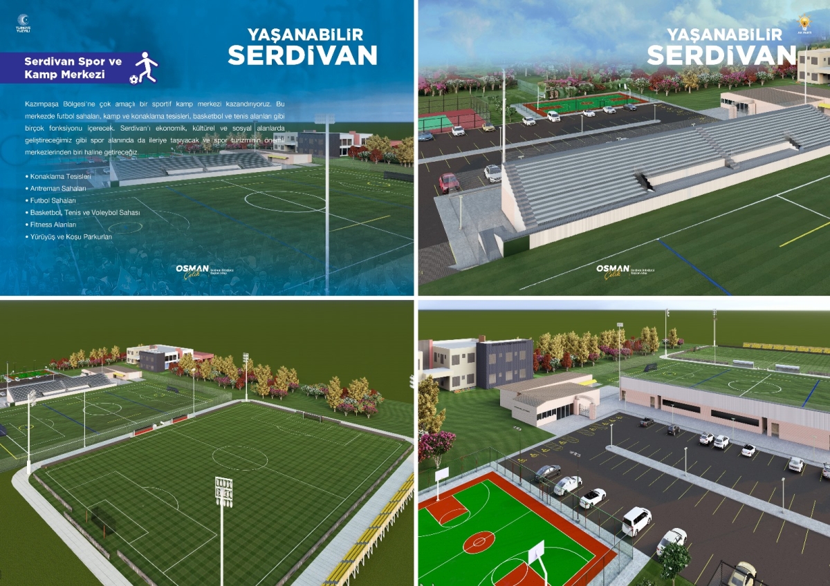 İŞTE GENÇLİK, İŞTE SERDİVAN: SPOR VE KAMP MERKEZİ PROJESİ ( GÜNÜN ÖNE ÇIKAN FOTOĞRAFLARI )
