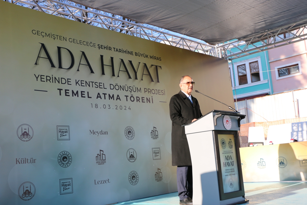Ada Hayat Yerinde Kentsel Dönüşüm Projesi Temel Atma Töreni Bakan Mehmet Özhaseki' Katılımları ile Sakarya'da Gerçekleşti ( İŞTE GÜNÜN ÖNE ÇIKAN FOTOĞRAFLARI )