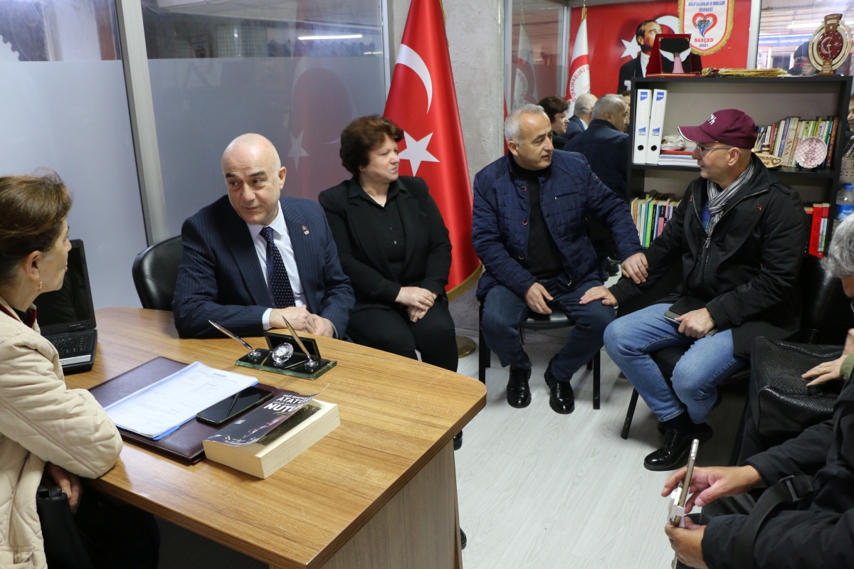 Zafer Partisi SBB Belediye Başkan Adayı Dr. Cihan Kolip 14 Mart Tıp Bayramında SASÇED Yönetimine Nezaket Ziyareti