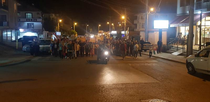 Sakarya İli Taraklı İlçesinde Filistin’e Destek İçin Coşkulu Yürüyüş: