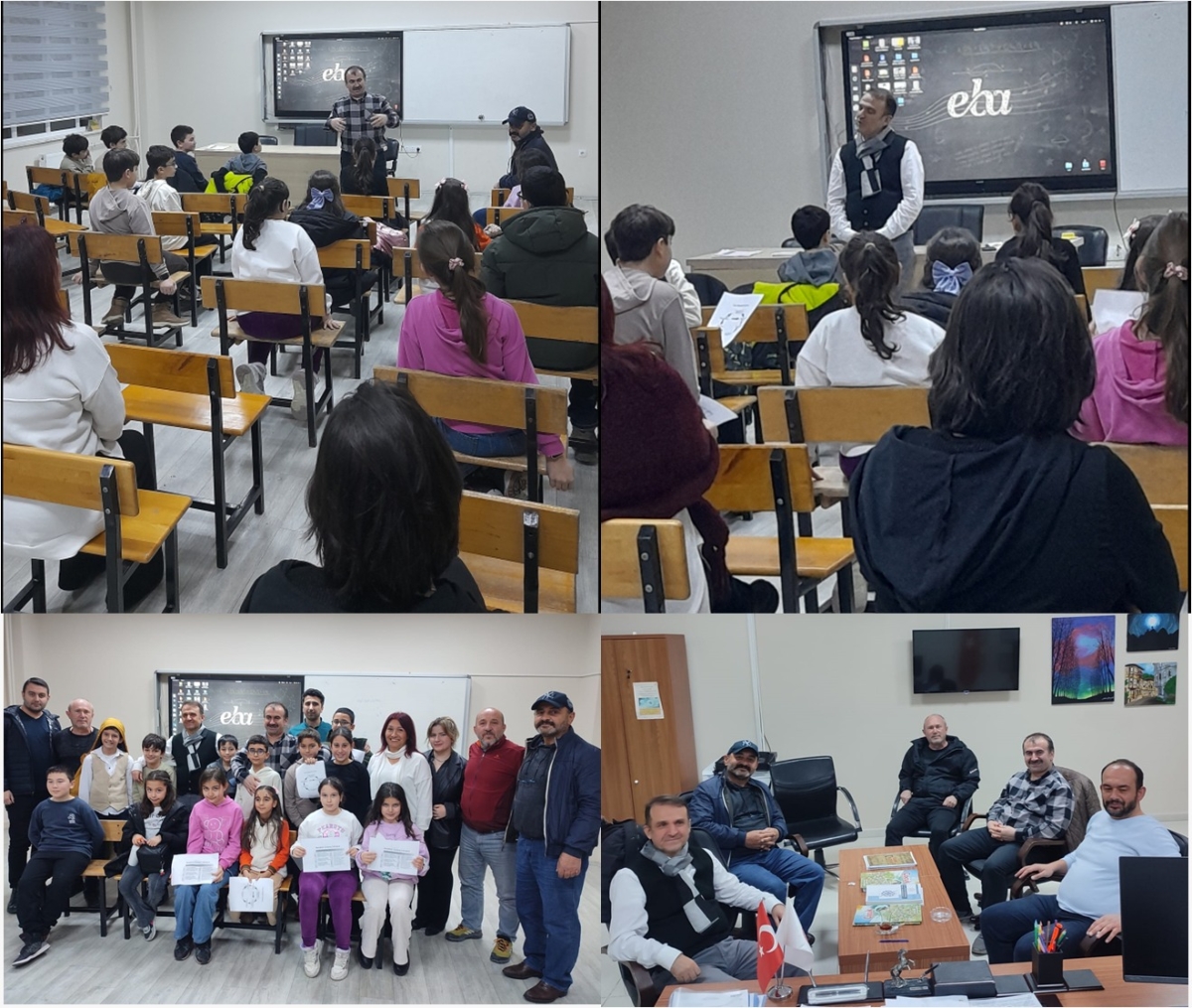 Sinop BİLSEM’de akademisyenler, öğretmenler ve öğrenciler bir araya geldi. Dönemin son günü, Sinop Bilim ve Sanat Merkezi (BİLSEM), Yozgat Bozok Üniversitesi öğretim üyelerinden Prof. Dr. Mustafa Böyükata ve Prof. Dr. Hamdi