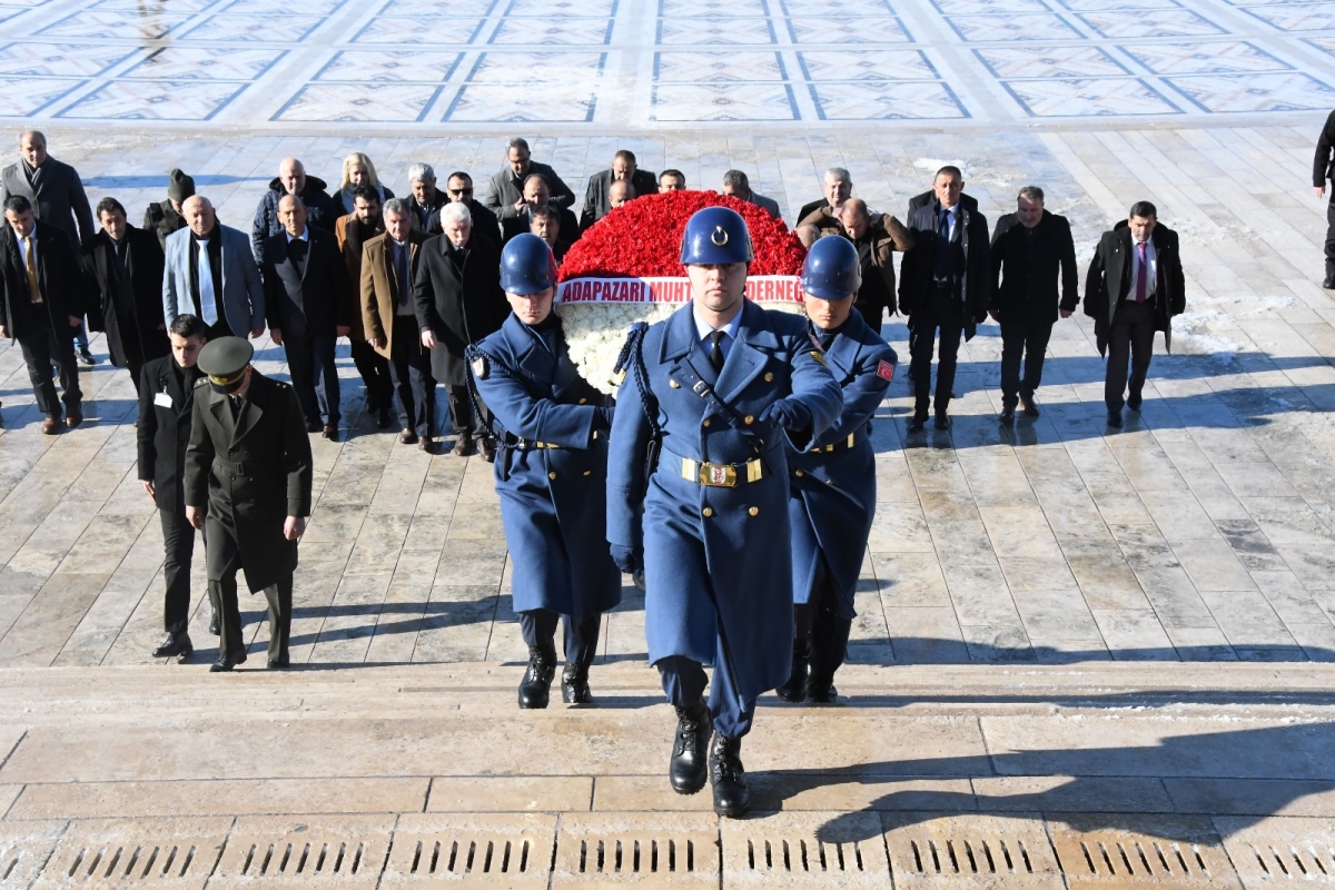Adapazarı Muhtarlar Derneği, Başkan Bayram Demirci önderliğinde, yönetim kurulu ve muhtarlarla birlikte Ankara'da bir dizi ziyarette bulundu. ( GÜNÜN ÖNE ÇIKAN FOTOĞRAF KARELERİ )