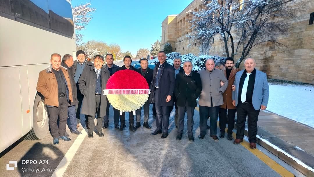 Adapazarı Muhtarlar Derneği, Başkan Bayram Demirci önderliğinde, yönetim kurulu ve muhtarlarla birlikte Ankara'da bir dizi ziyarette bulundu. ( GÜNÜN ÖNE ÇIKAN FOTOĞRAF KARELERİ )