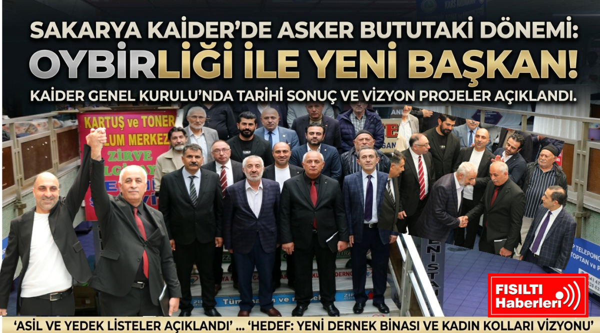 Sakarya Kars Ardahan Iğdır Yardımlaşma ve Kültür Derneği’nde (KAİDER) düzenlenen genel kurulda Asker Bututaki, oyların tamamını alarak başkanlığa seçildi.