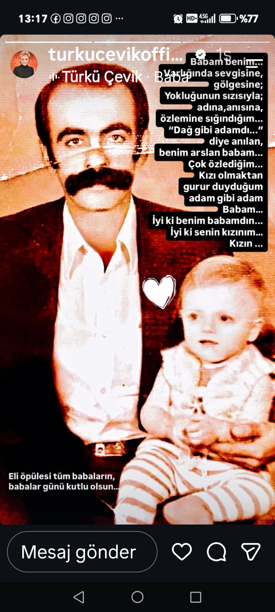SOSYAL MEDYADA DUYGU SELİ: Ünlü İsimlerin Babalar Günü Paylaşımları Yürekleri Burktu!