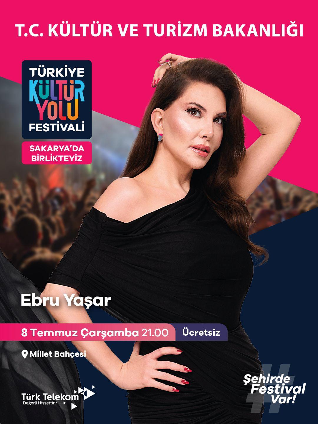 Sakarya Kültür ve Sanatla Şahlanıyor: Türkiye Kültür Yolu Festivali Başlıyor! Türkiye Kültür Yolu Festivali’nin dokuzuncu durağı olan Sakarya, 4-12 Temmuz tarihleri arasında dev bir kültür-sanat şölenine ev sahipliği yapmaya