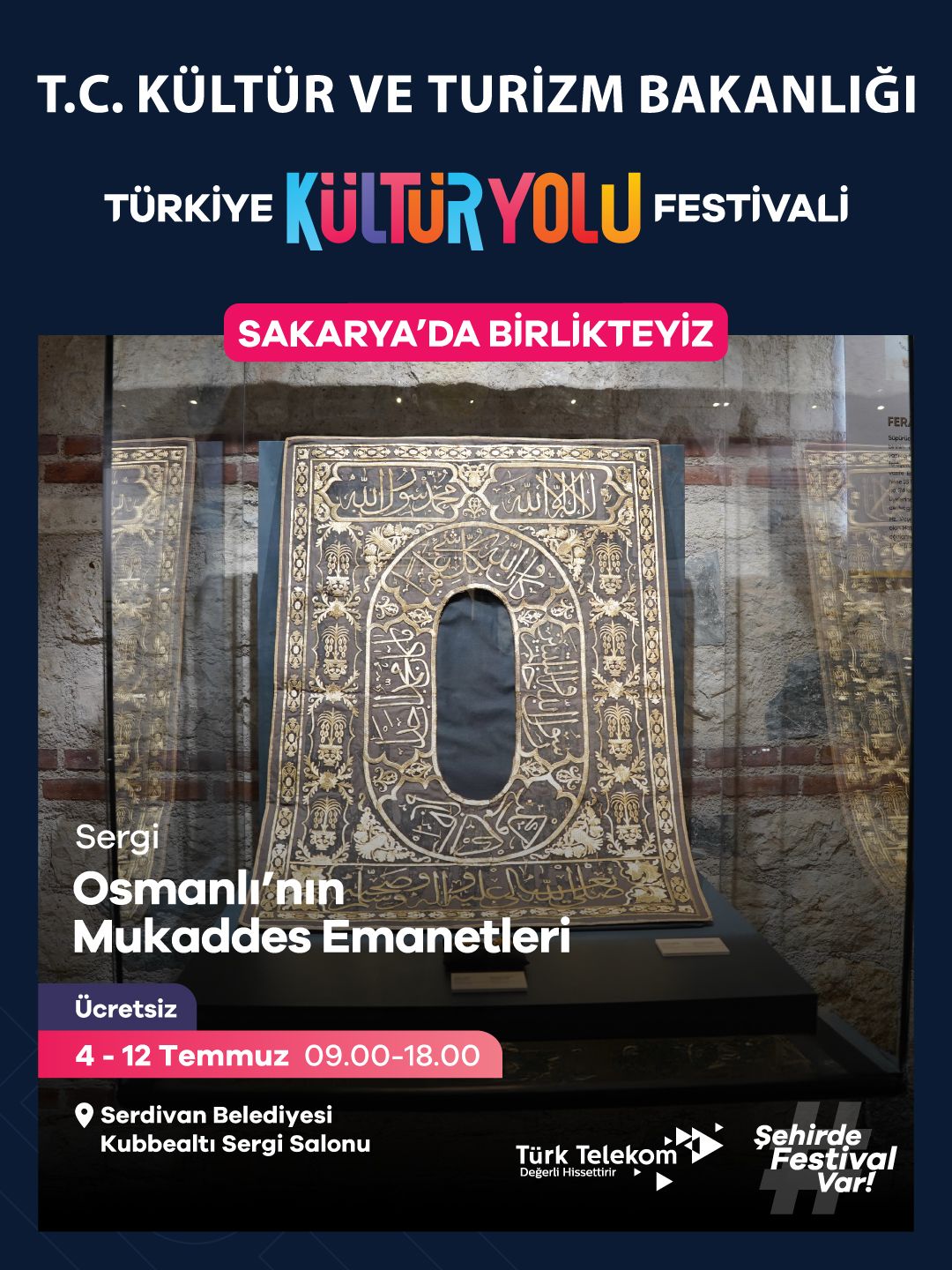 Sakarya Kültür ve Sanatla Şahlanıyor: Türkiye Kültür Yolu Festivali Başlıyor! Türkiye Kültür Yolu Festivali’nin dokuzuncu durağı olan Sakarya, 4-12 Temmuz tarihleri arasında dev bir kültür-sanat şölenine ev sahipliği yapmaya
