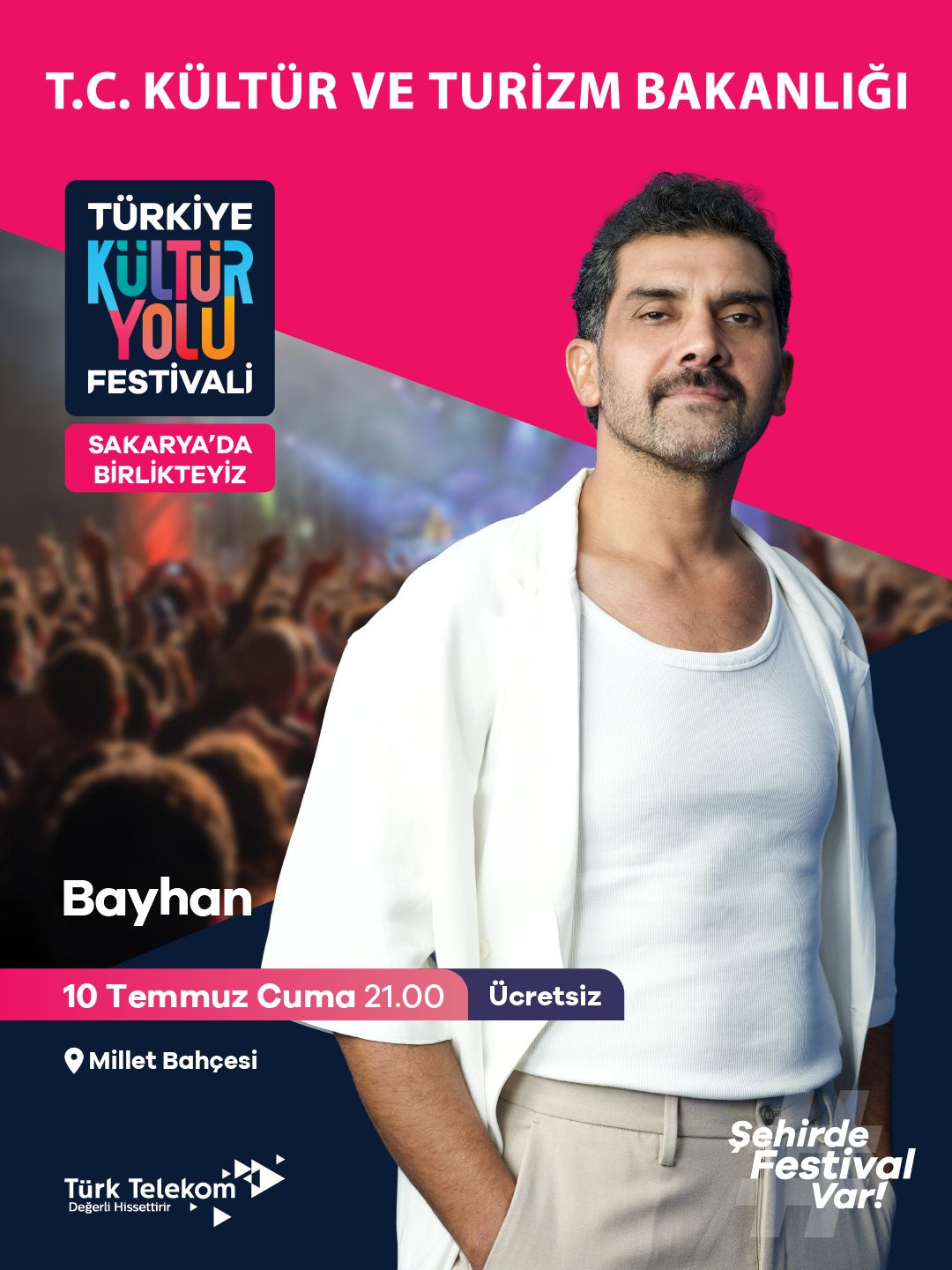 Sakarya Kültür ve Sanatla Şahlanıyor: Türkiye Kültür Yolu Festivali Başlıyor! Türkiye Kültür Yolu Festivali’nin dokuzuncu durağı olan Sakarya, 4-12 Temmuz tarihleri arasında dev bir kültür-sanat şölenine ev sahipliği yapmaya