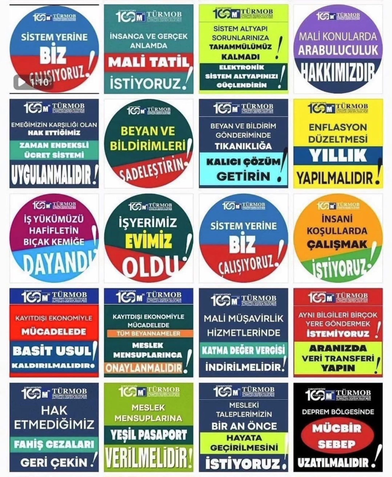Mali Müşavirler Meydanlara indi…