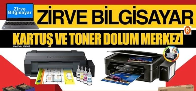 Sakarya Epson Canon Hp Xerox Özel Yazıcı Servisi ile Kartuş ve Toner Dolum Merkezi 