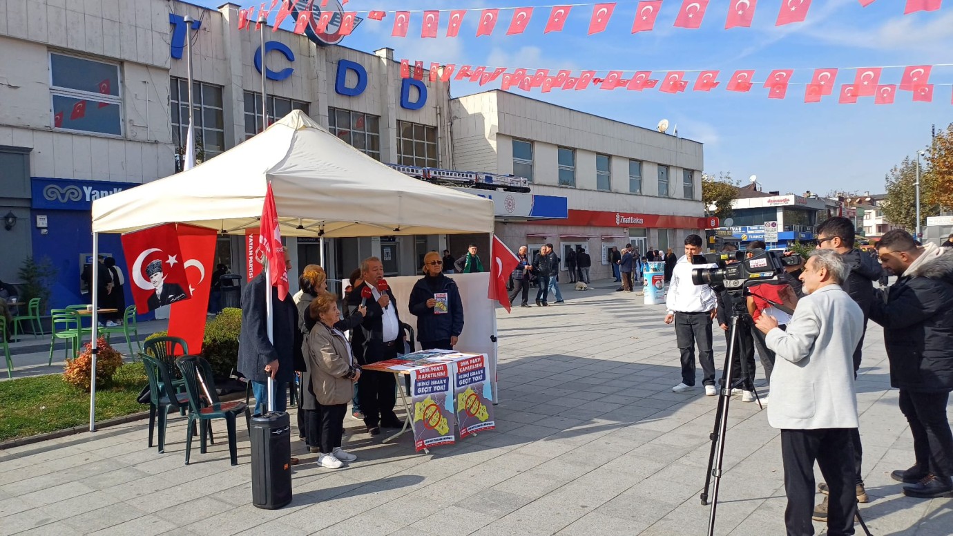 Vatan Partisi'nden basın açıklaması ve imza kampanyası; 
