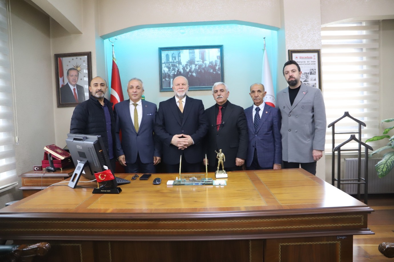 JANVAK Genel Başkanı Hasan Çetin’den Sakarya İl Müftüsü Mehmet Aşık’a ziyaret