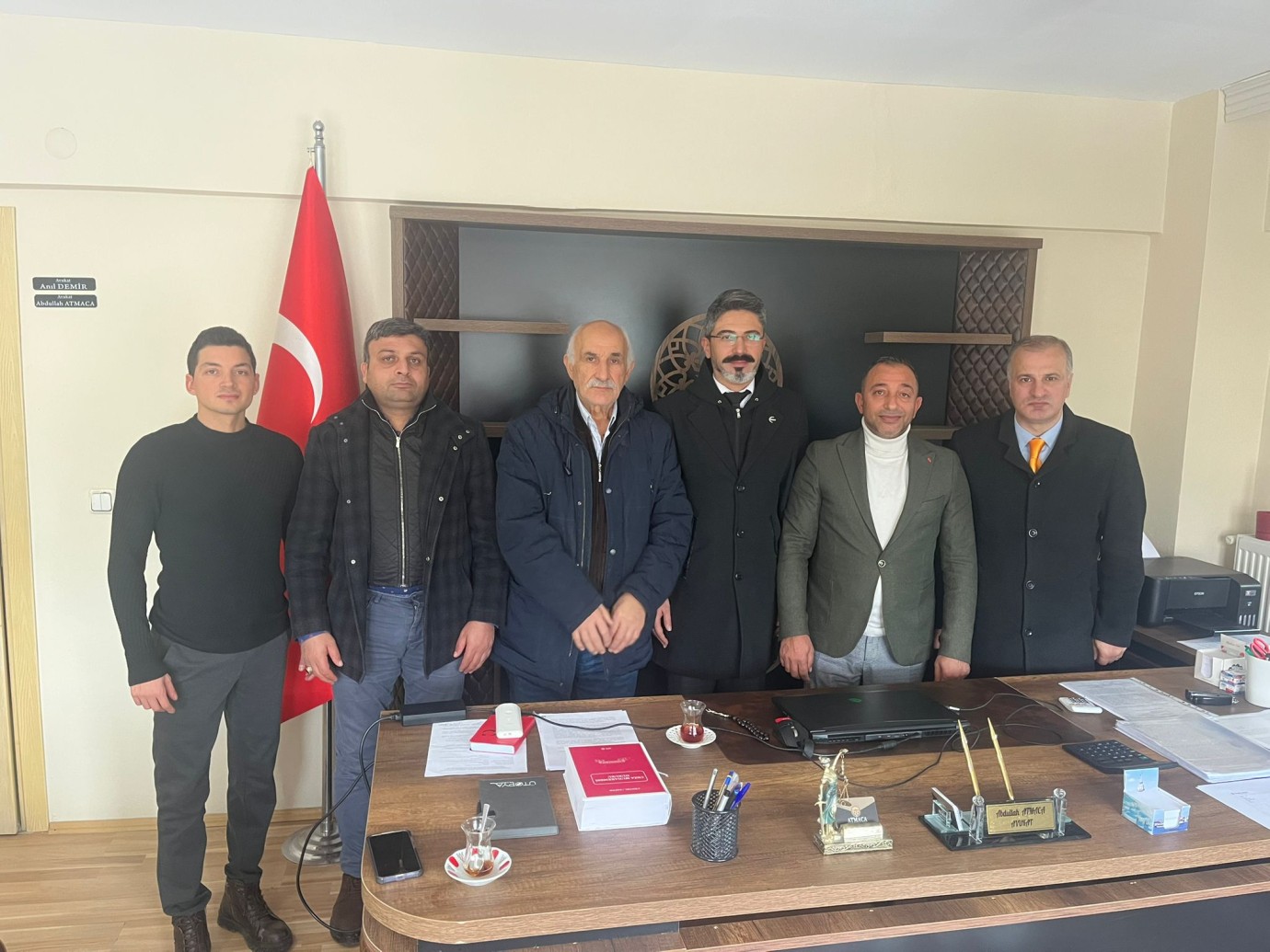 Yeniden Refah Partisi Adapazarı İlçe Başkanı Mustafa Korkmaz'dan Katlı Pazaryeri Derneği Ziyareti