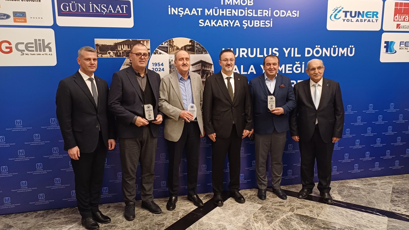 İnşaat Mühendisleri Odası Sakarya Şubesi 70. yılını coşkuyla kutladı