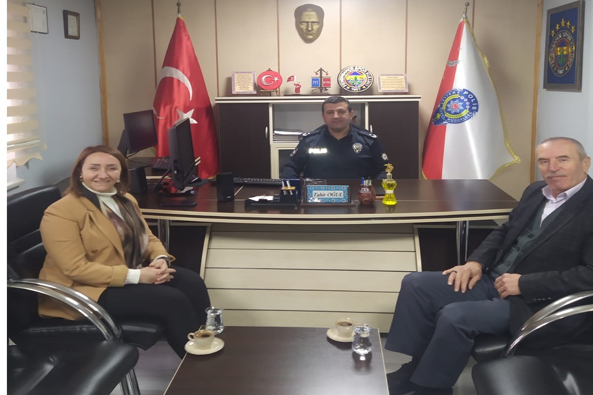 Pazaryeri Belediye Başkanı Tekin'den Emniyet Amirine Ziyaret