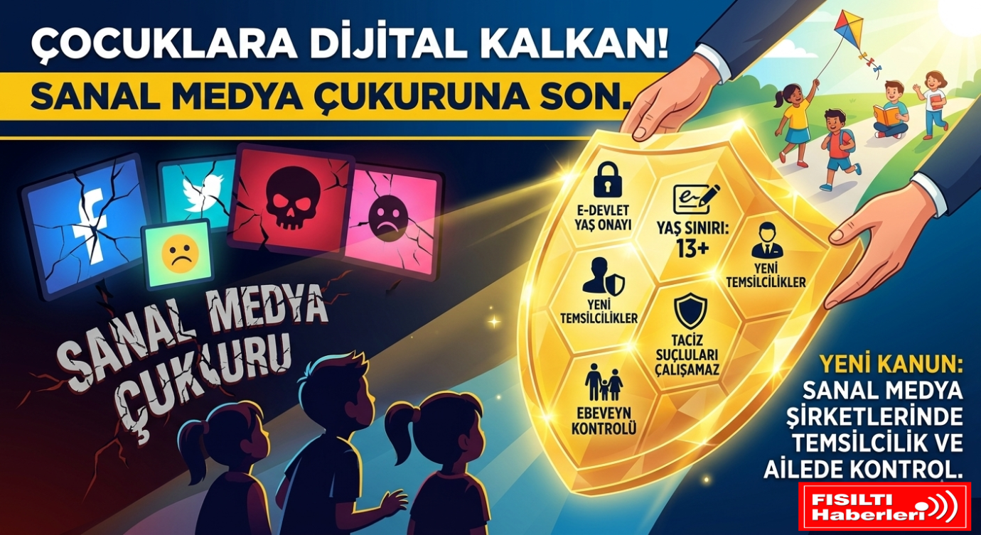 ÇOCUKLARA DİJİTAL KALKAN: SANAL MEDYA ÇUKURU DÖNEMİ BİTİYOR!
