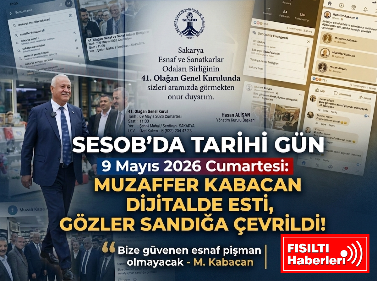 SESOB’DA TARİHİ GÜN 9 Mayıs 2026 Cumartesi:MUZAFFER KABACAN DİJİTALDE ESTİ, GÖZLER SANDIĞA ÇEVRİLDİ!