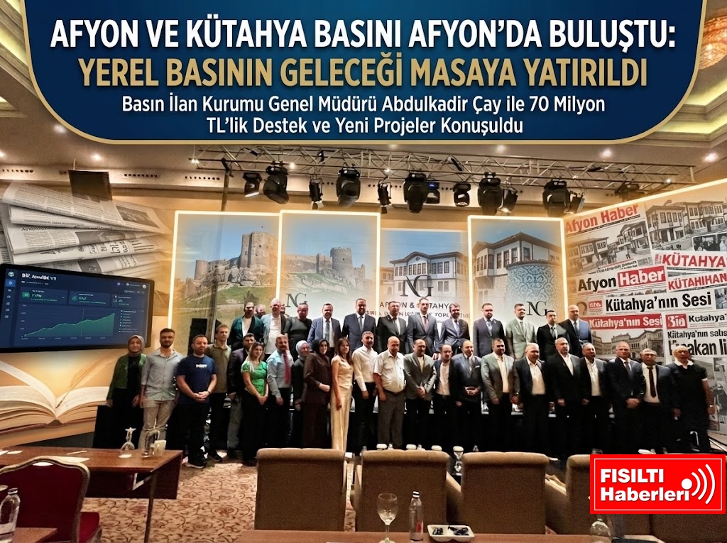 Afyonkarahisar ve Kütahya Basını Afyon’da Buluştu: “Şehirlerin İstikbali Yerel Basının Geleceğiyle Bağlantılı”