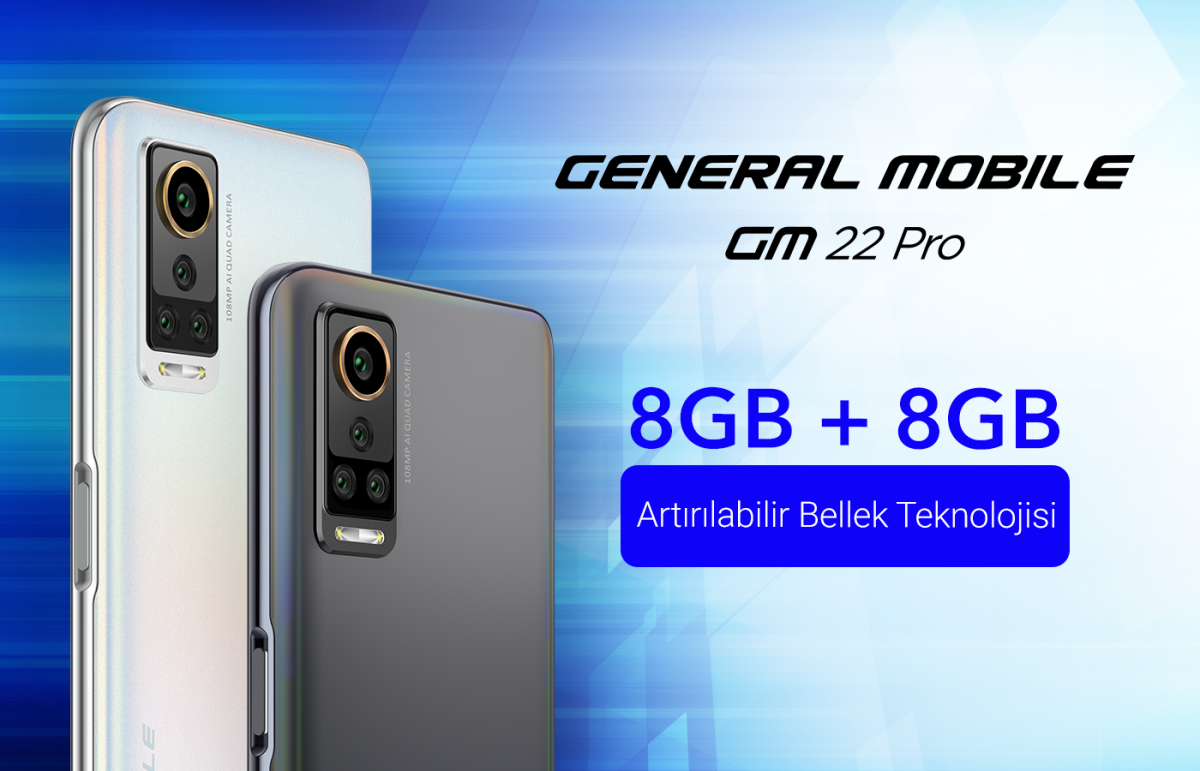 GM 22 PRO MODELİNE YENİ GÜNCELLEME İLE ARTIRILABİLİR BELLEK TEKNOLOJİSİ GELİYOR
