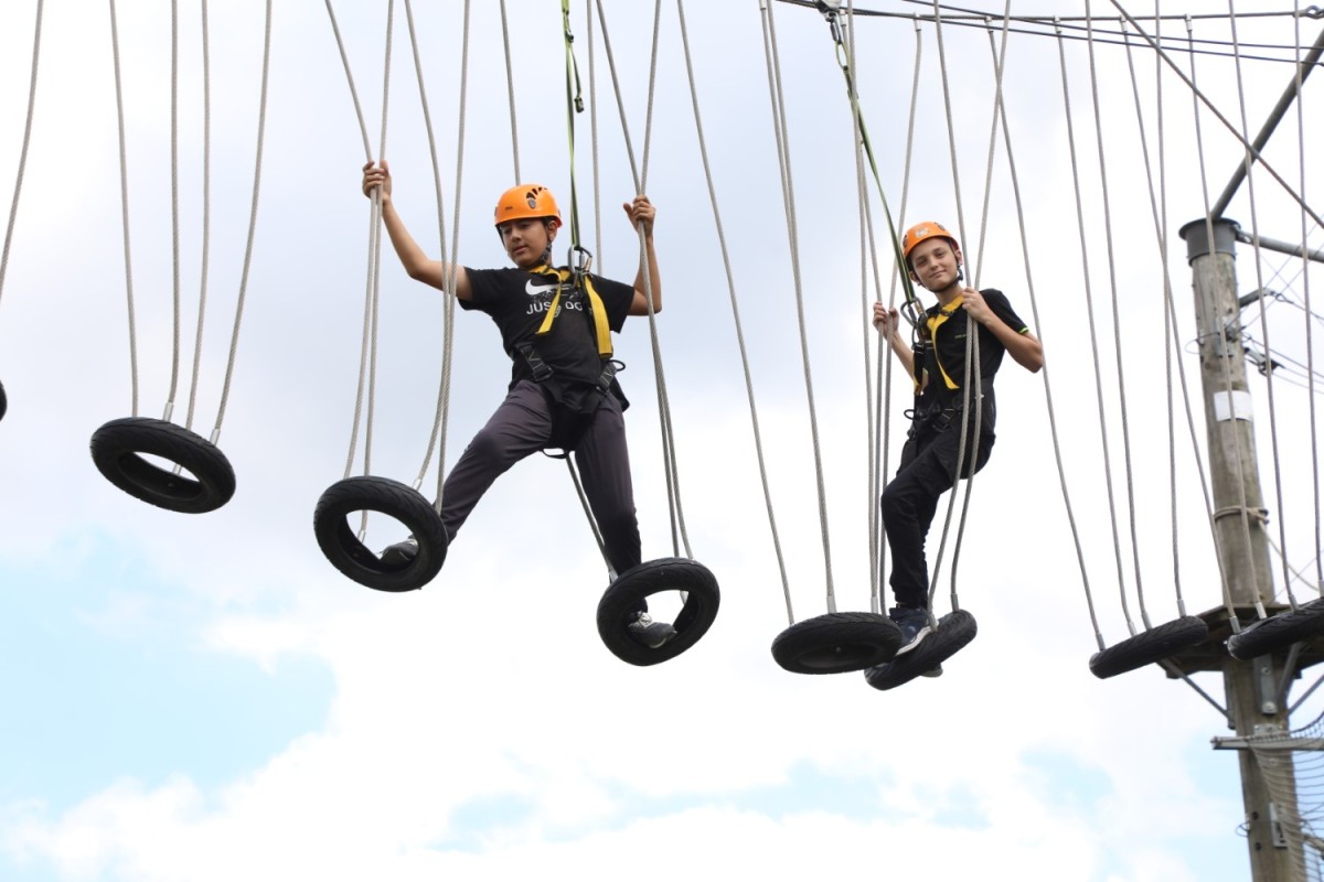 Öğrencilere Macera Park’ta hareketli etkinlik 