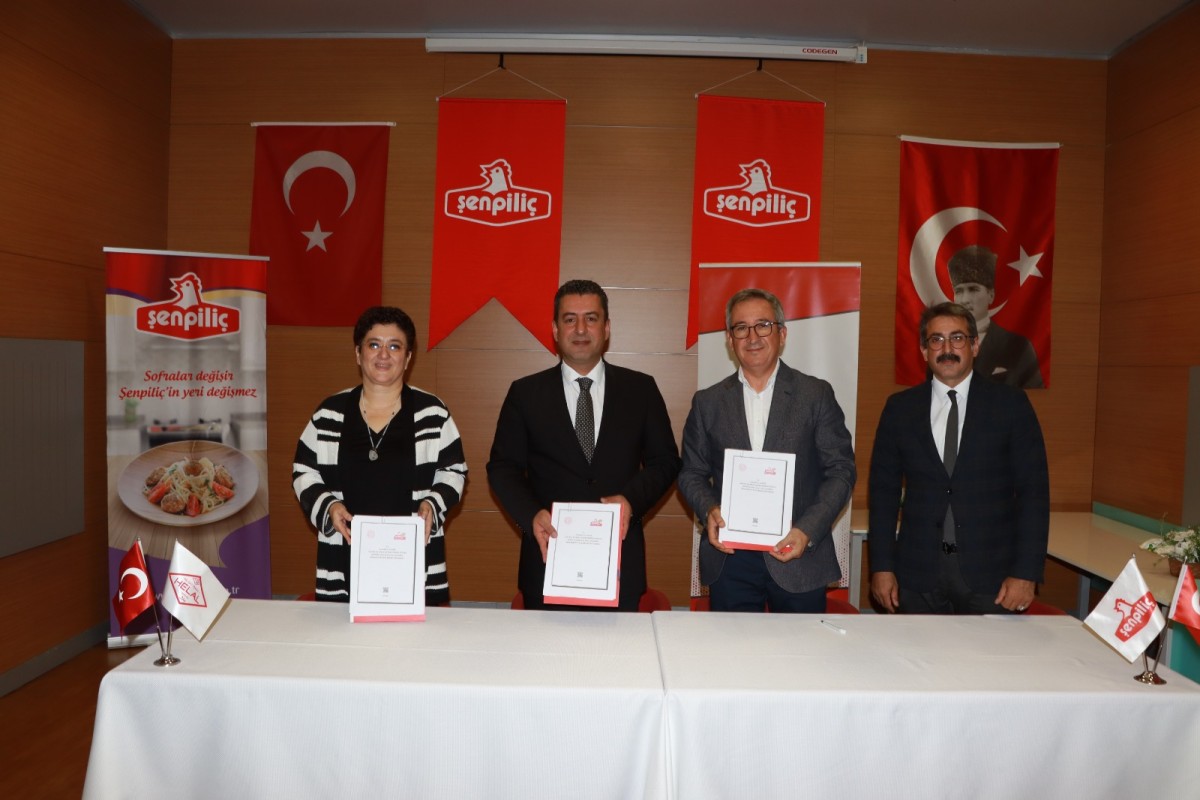 İl MEM ve Şen Piliç Gıda Sanayi A.Ş. Arasında Mesleki Eğitim İş Birliği Protokolü İmzalandı.