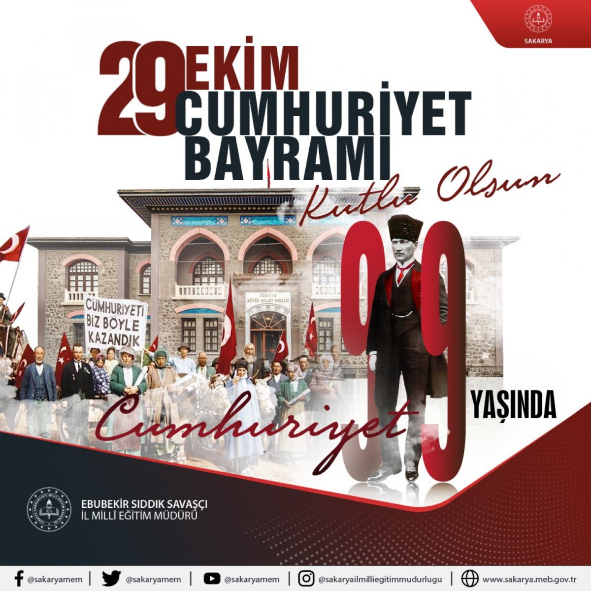 İl Millî Eğitim Müdürü Savaşçı’dan Cumhuriyet Bayramı Mesajı