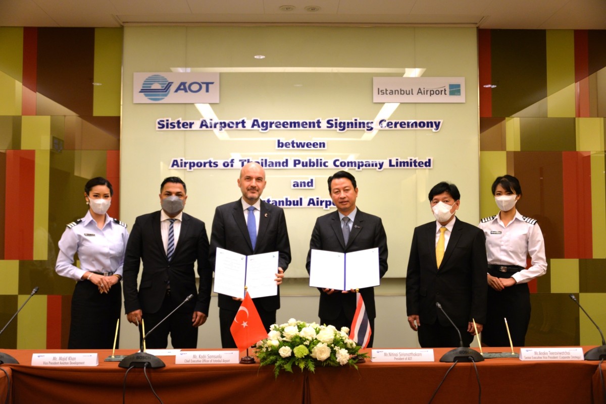 İGA İstanbul Havalimanı, Airports of Thailand (AOT) ve Airports Corporation of Vietnam (ACV) ile  “Kardeş Havalimanı” Mutabakatı İmzaladı
