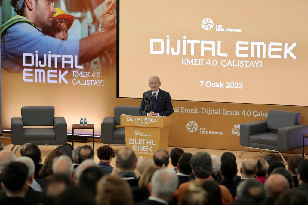 CHP GENEL BAŞKANI KILIÇDAROĞLU EMEK 4.0 ÇALIŞTAYI’NDA KONUŞTU