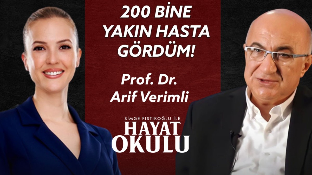 Prof. Dr. Arif Verimli; “Öğrencilik hayatımda kaldığım tek ders psikiyatri”