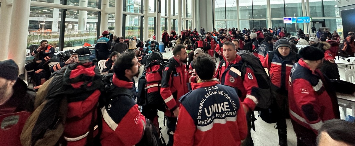 Yardım uçakları ve ekipler   İGA İstanbul Havalimanı’ndan yola çıktı