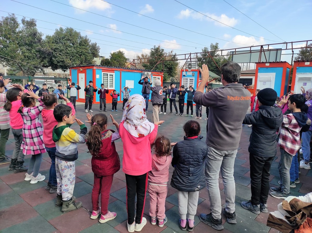 Hayata Destek Derneği, Çocuklar için Afet Bölgesinde