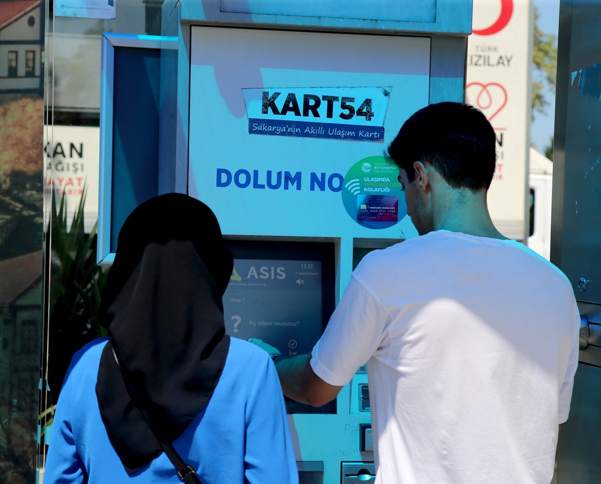 Sakarya’da Kart54 otomatlarına kredi kartı ve banka kartı özelliği getirildi