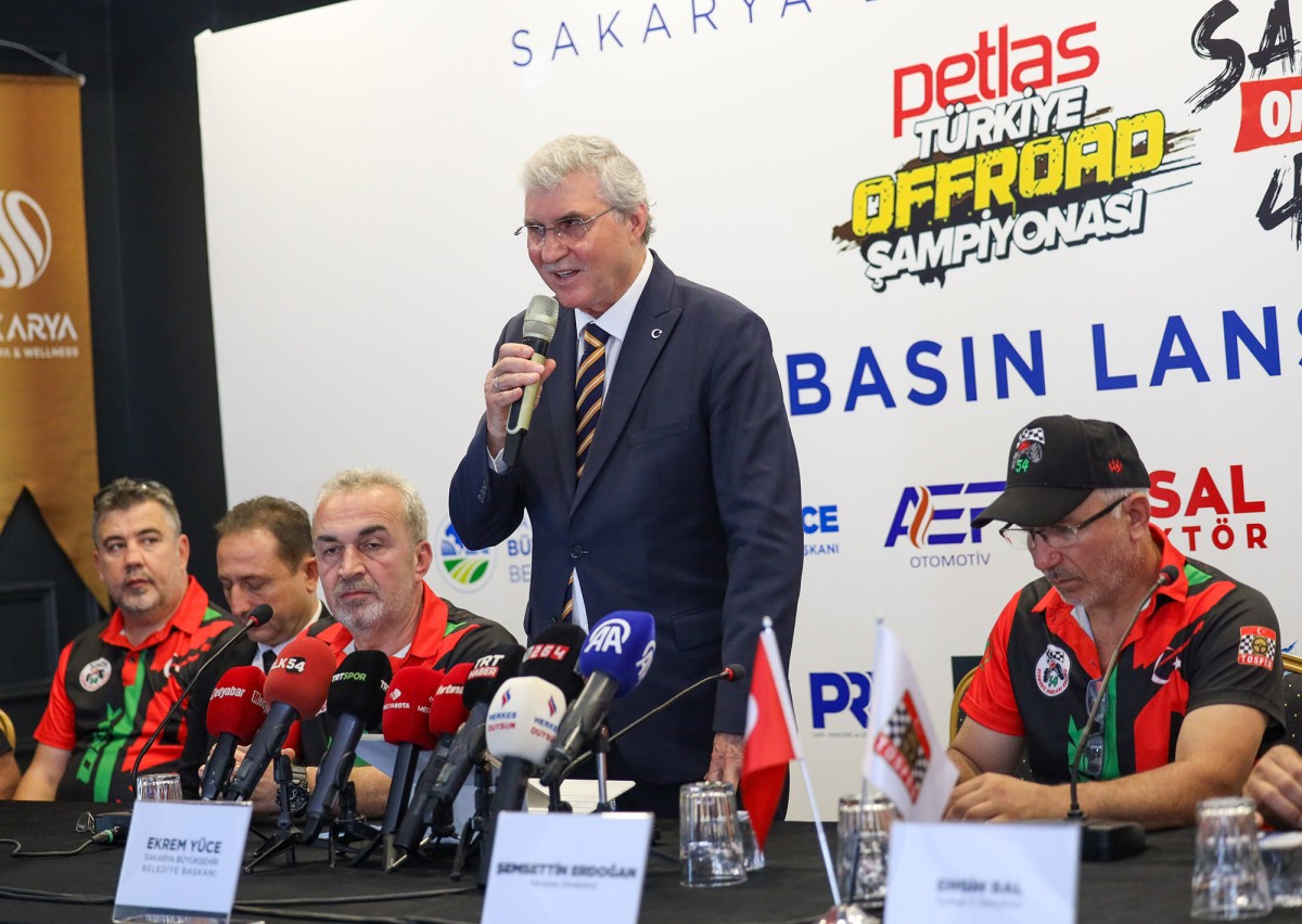 Petlas Türkiye Offroad Şampiyonası Lansmanı Sakarya'da yapıldı