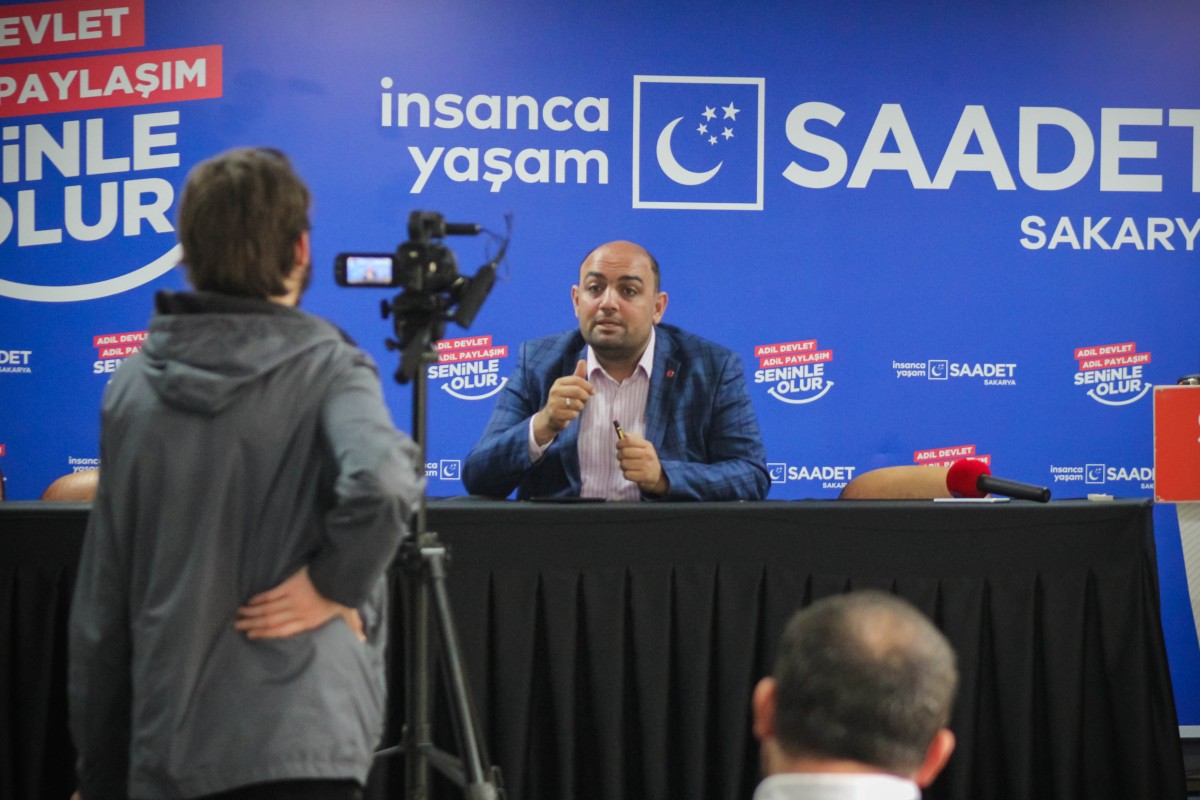 Saadet Partisi İl Başkanı Hasan Zengi'den Basın Açıklaması 'EKONOMİ KRİZ'