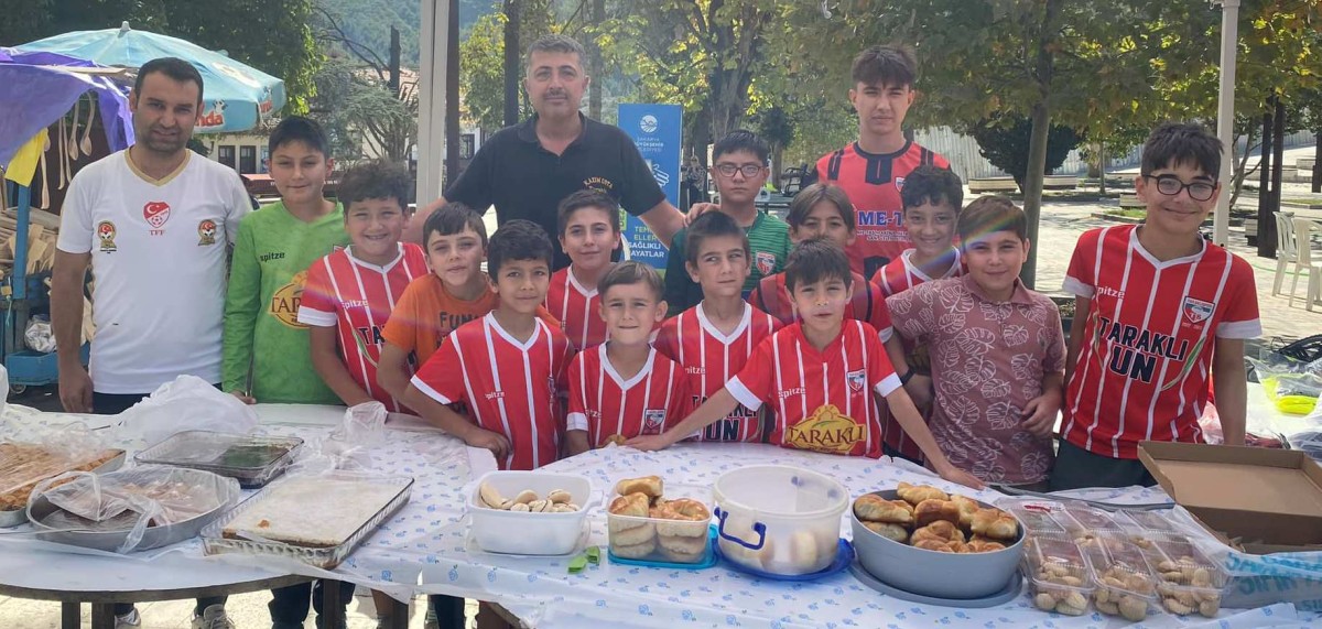 SAKARYA İLİ TARAKLI İLÇESİNDE, APORCU AİLELERİNDEN TARAKLISPOR YARARINA KERMES