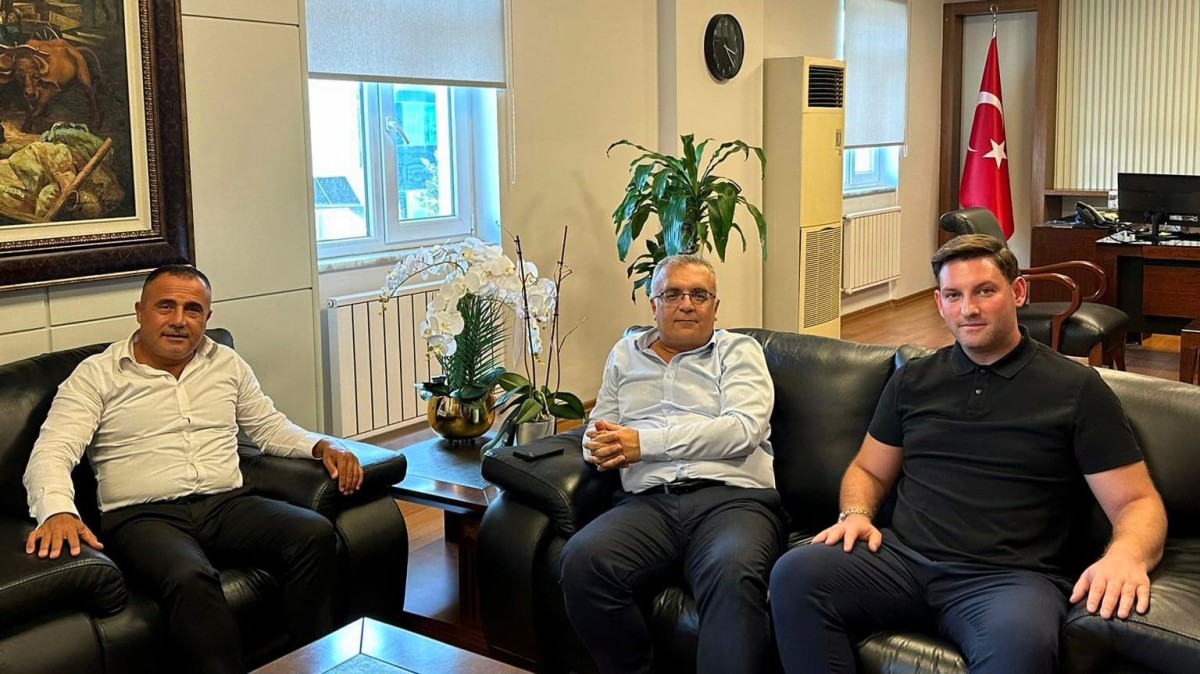 Sakarya'nın Genç iş adamı Aykut Saban’dan, Bahçelievler Kaymakamı Dr. Boztepe’ye ziyaret
