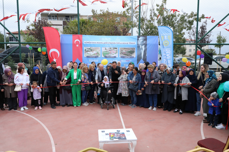SİLİVRİ GÜMÜŞYAKA’DA 3 PARKA TOPLU AÇILIŞ TÖRENİ