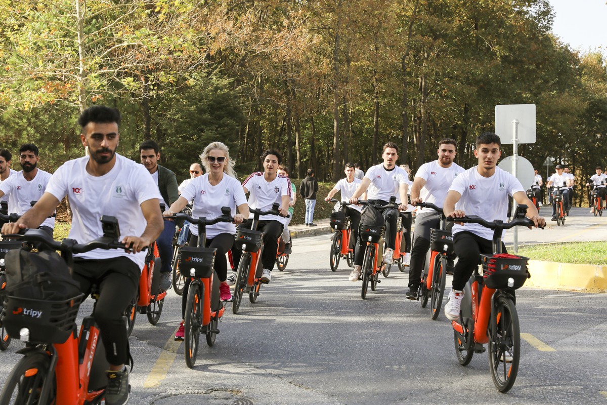 Pedallar cumhuriyetin 100. yılı için çevrildi