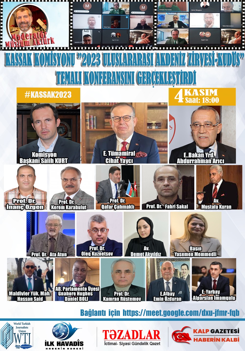 KASSAK KOMİSYONU GAZZEDEİSRAİLİN İŞLEDİĞİ SOYKIRIMI YARGILAMAK İÇİN TÜRKİYE’DE ULUSLARARSI SAVAŞ SUÇLARI MAHKEMESİ KURULMASINI ÖNERDİ