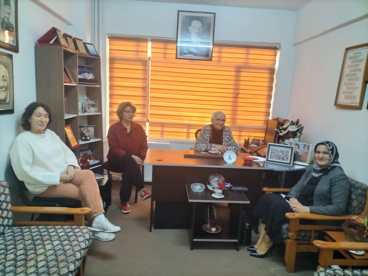 Tek kadın adayı Semiha Bafralıoğlu’ndan TKB BaşkanI Tevhide Yağan’a ziyaret