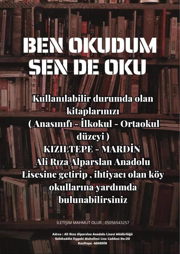 BEN KİTAP OKUDUM SEN DE OKU! 