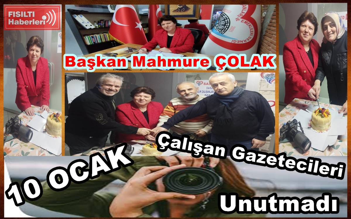 Sasçed Başkanı Mahmure Çolak 10 Ocak Çalışan Gazetecileri Unutmadı