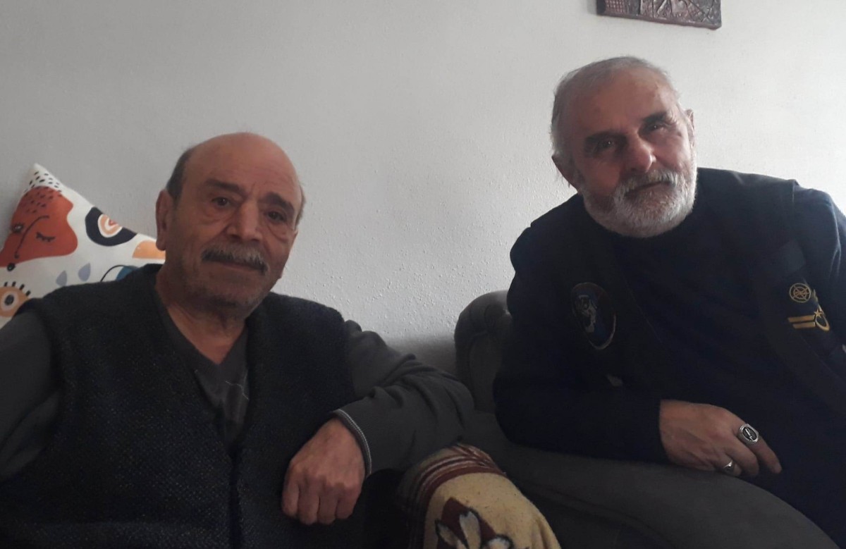 Duayen Gazeteci Muhittin Güven Gazeteci Muzaffer Aras'ı Ziyaret Etti