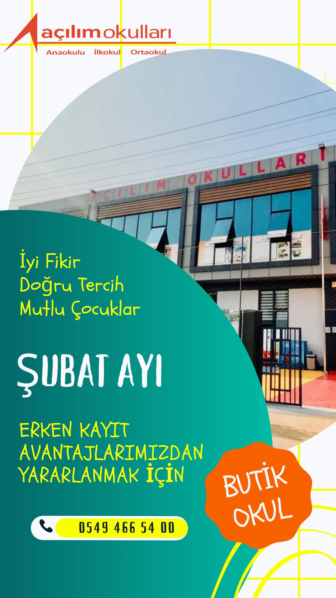 Özel Açılım Okulları’ndan erken kayıt kampanyası...