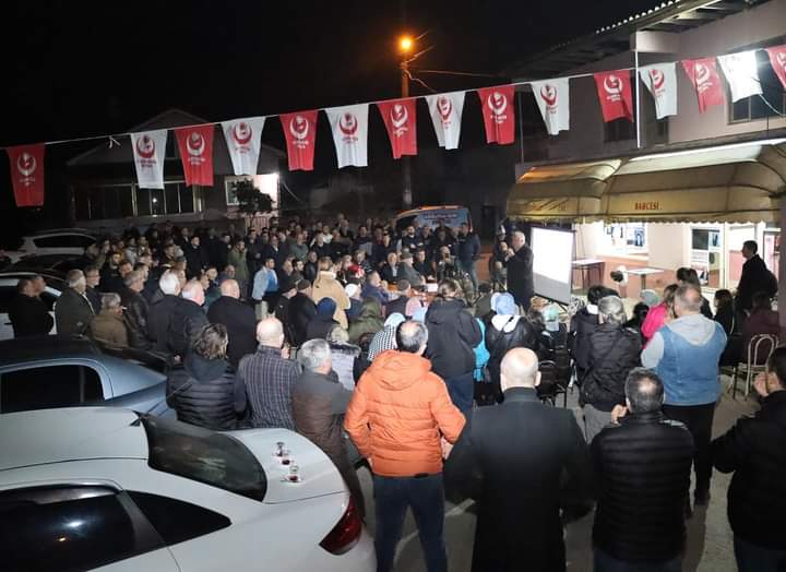 Koray Oktay Özten; seçim öncesi Akçakamış Mahallesi'nde halkla buluştu