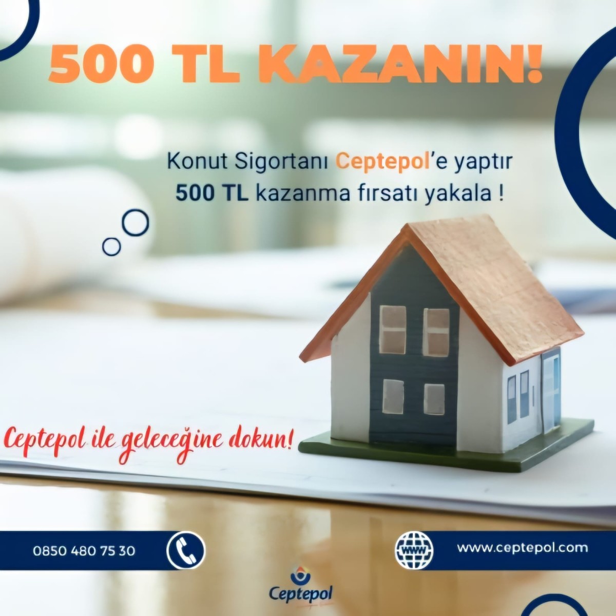 CEPTEPOL'den Dask yaptıranlara 500 TL’ye varan indirim